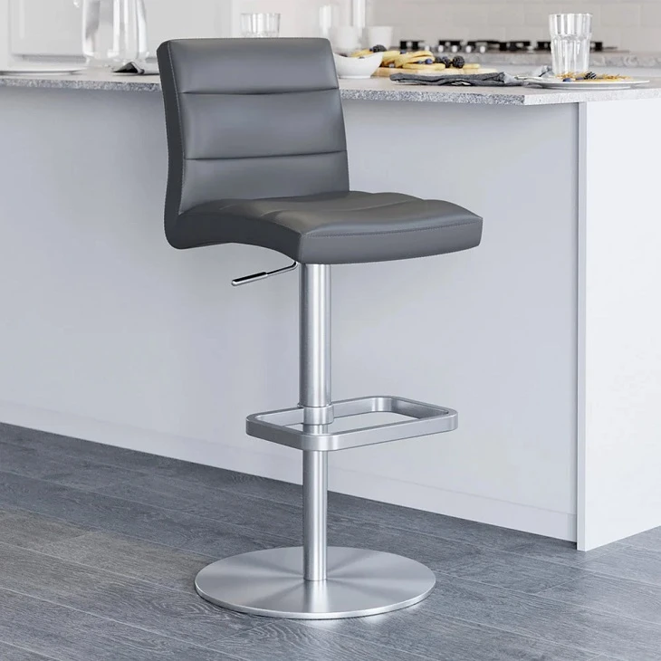Height Adjustable Bar Chair With Back Height Adjustable Bar Chair With Back