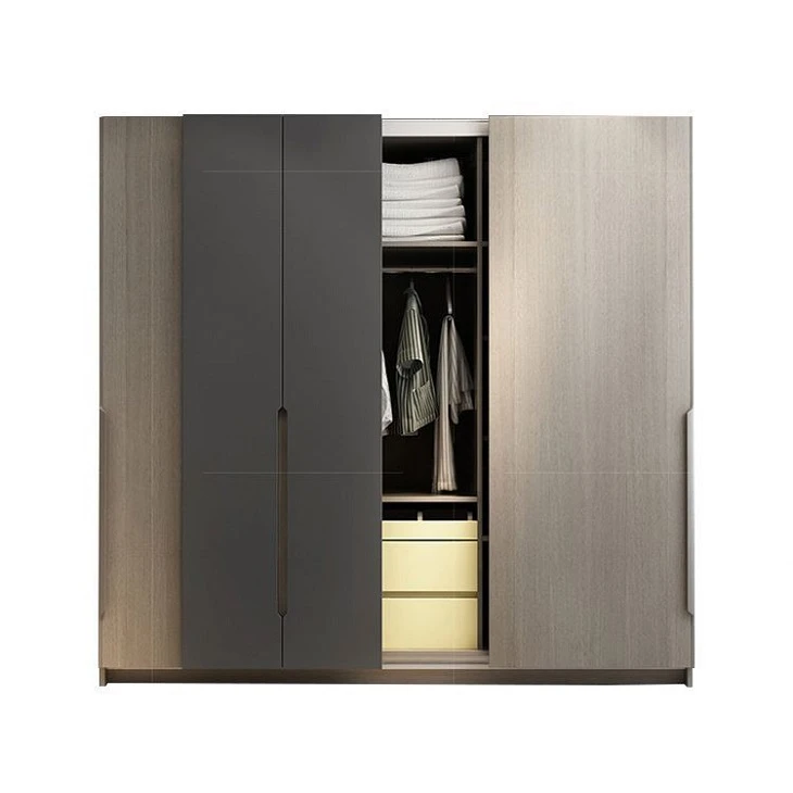 Ins Style Wood Wardrobe