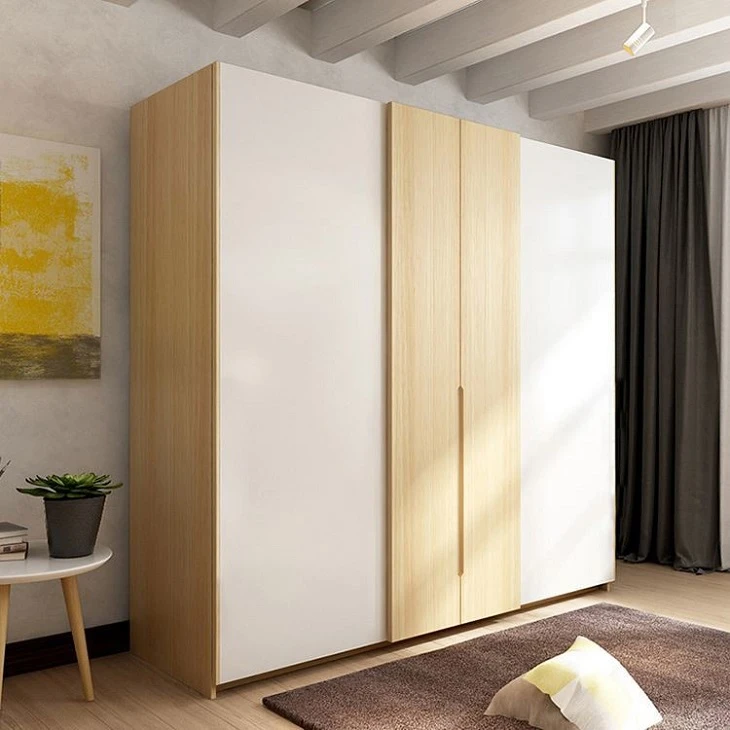 Ins Style Wood Wardrobe